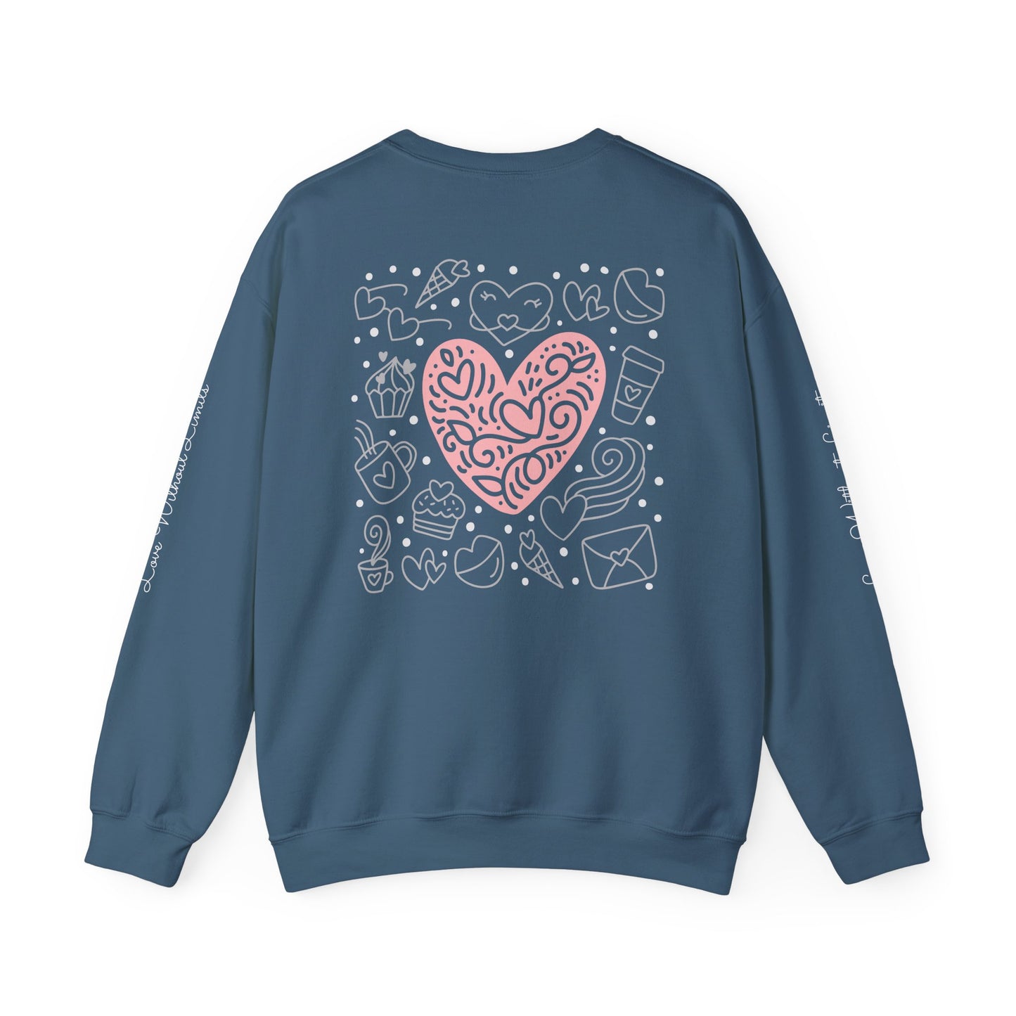 Heartfelt Love Crewneck Sweatshirt - Cute and Cozy