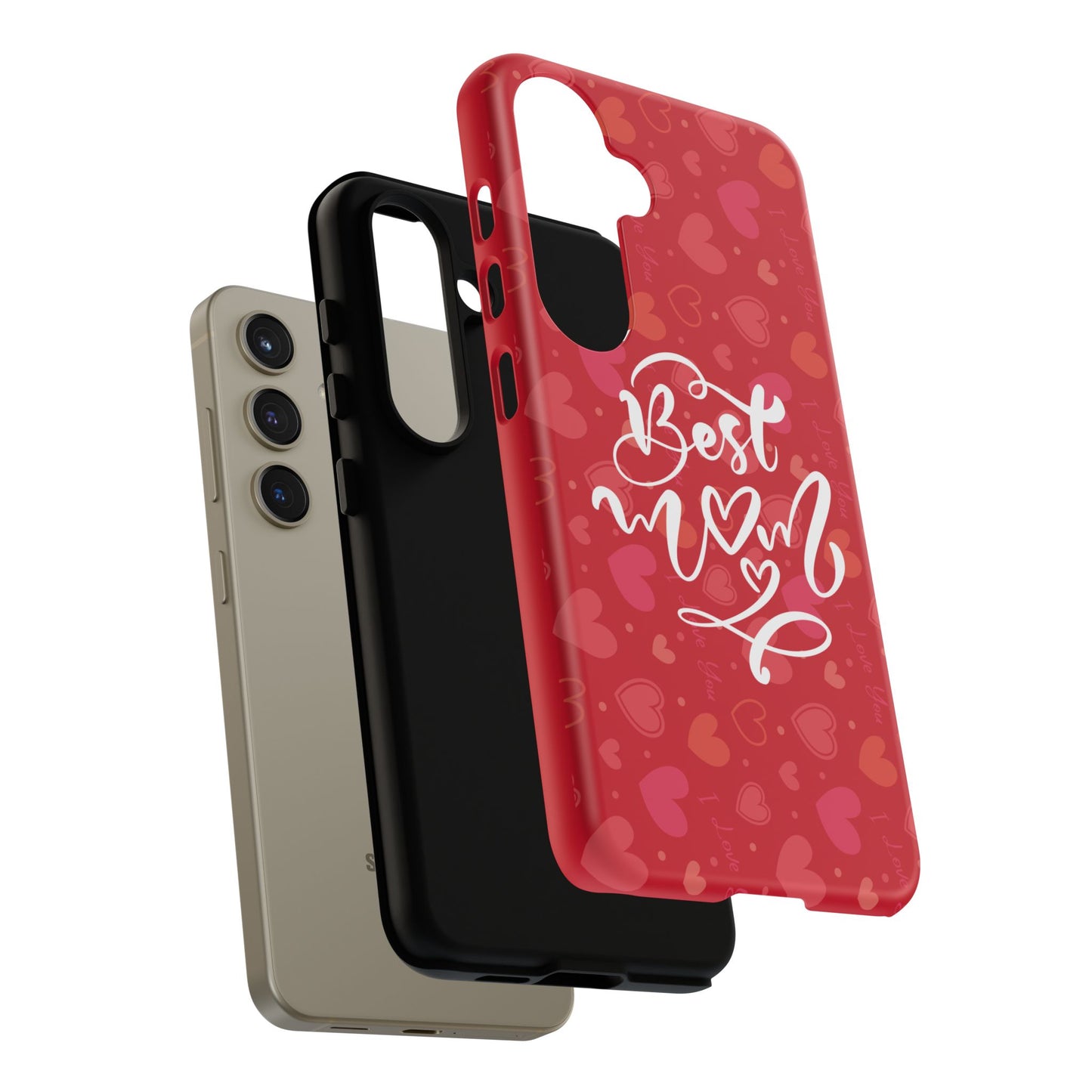 Best Mom Heart Phone Case - Tough and Stylish