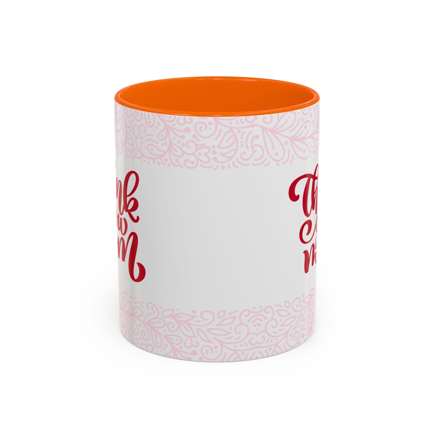 Thank You Mom Accent Coffee Mug - Perfect Gift for Mother's Day