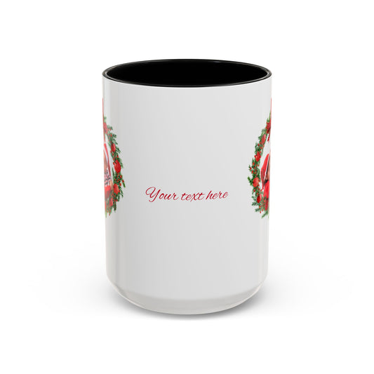 Personalized Holiday Mug – Hand-Designed Art with Your Photo & Text