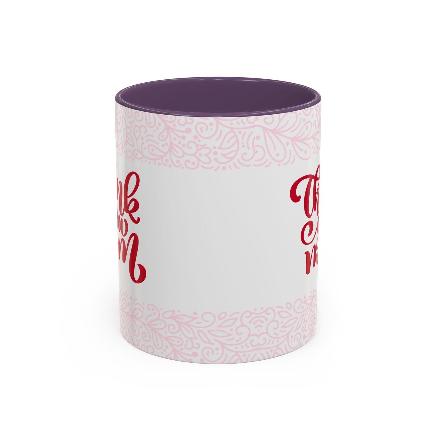 Thank You Mom Accent Coffee Mug - Perfect Gift for Mother's Day