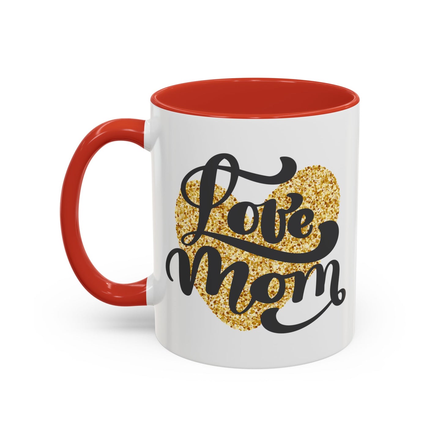 Heartfelt Mom Accent Coffee Mug – 11 & 15oz