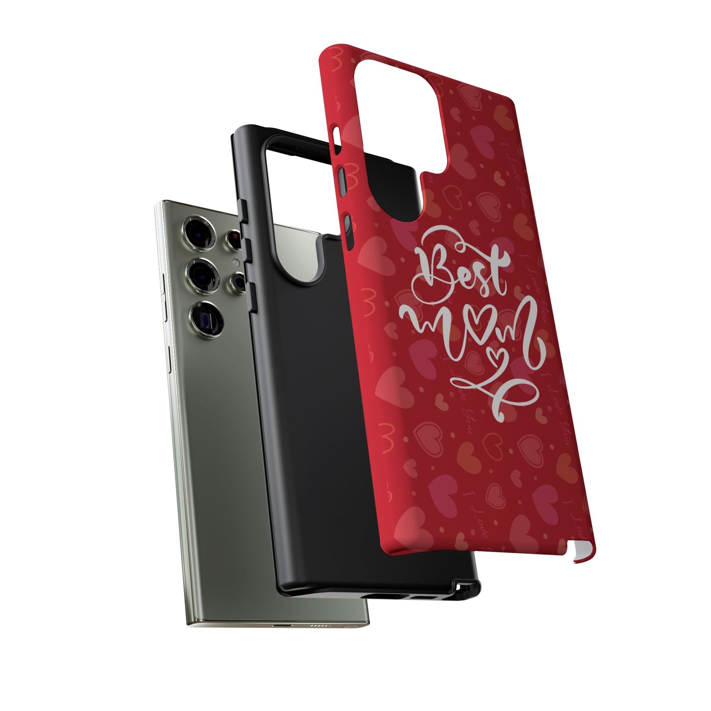 Best Mom Heart Phone Case - Tough and Stylish