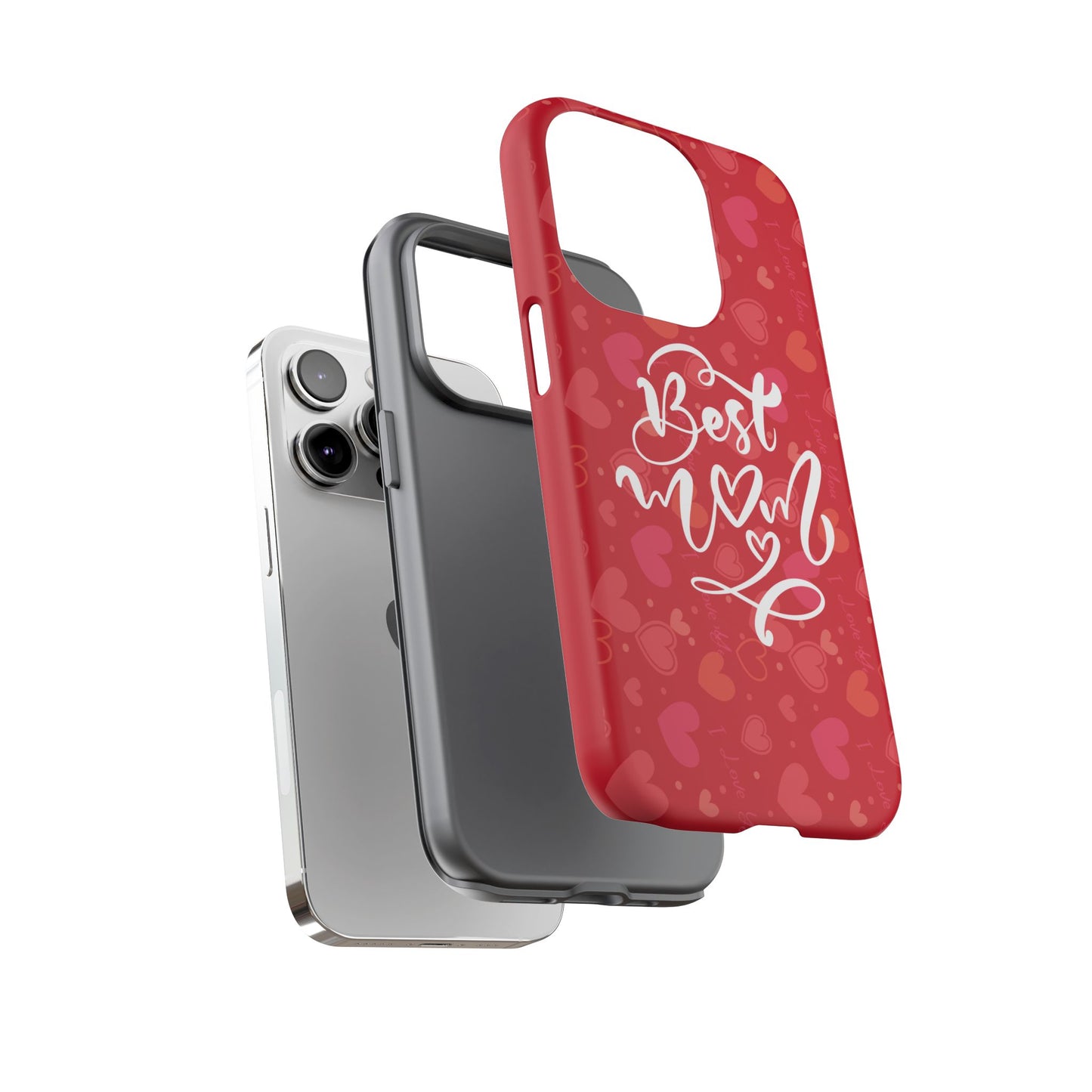 Best Mom Heart Phone Case - Tough and Stylish