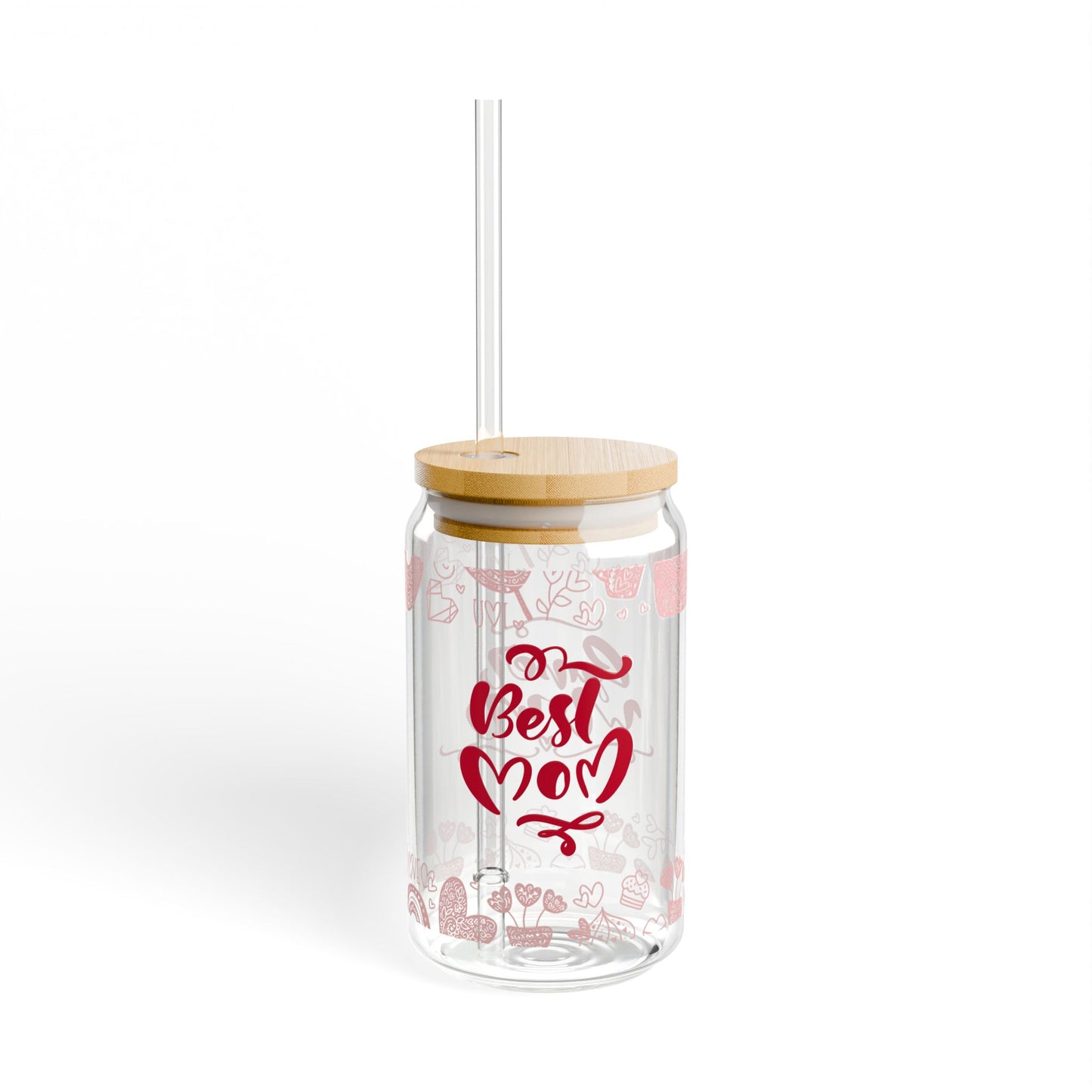 Sweet Mom Sipper Glass - 16oz - Perfect Gift for Mother's Day & Everyday Use