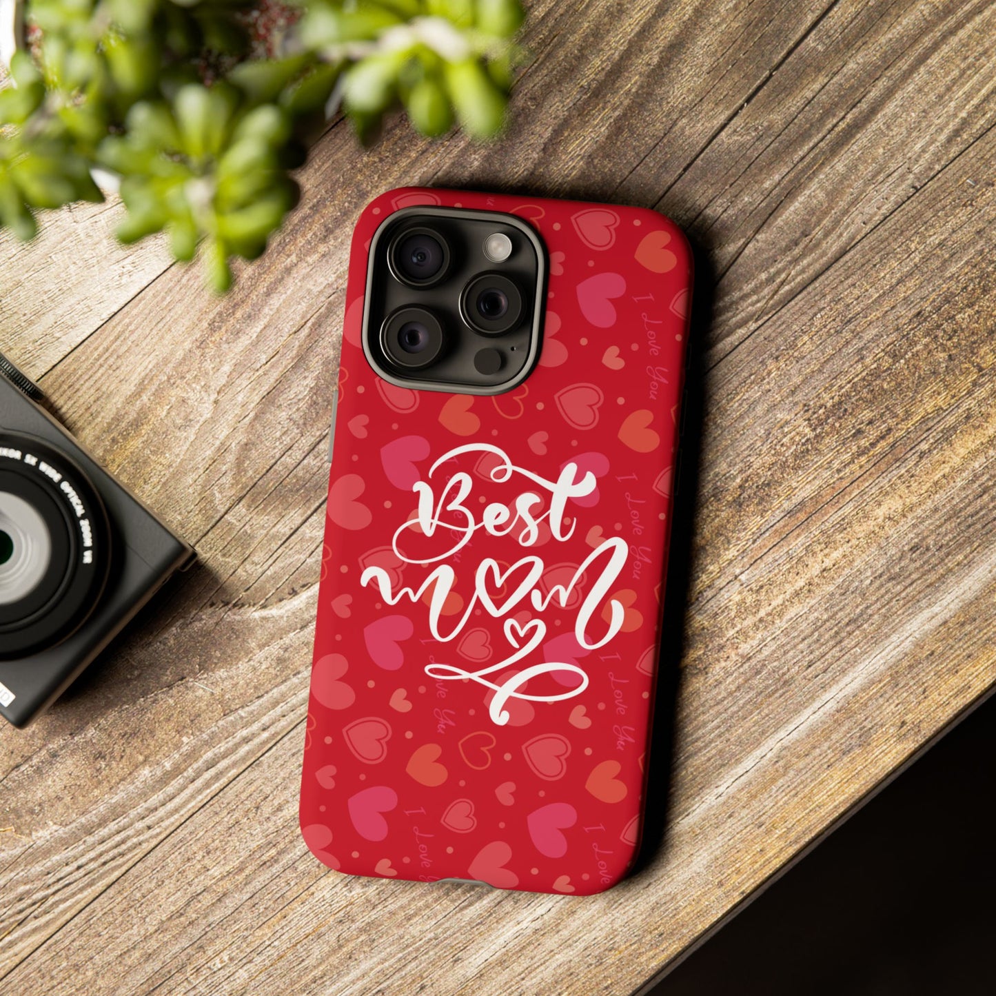 Best Mom Heart Phone Case - Tough and Stylish