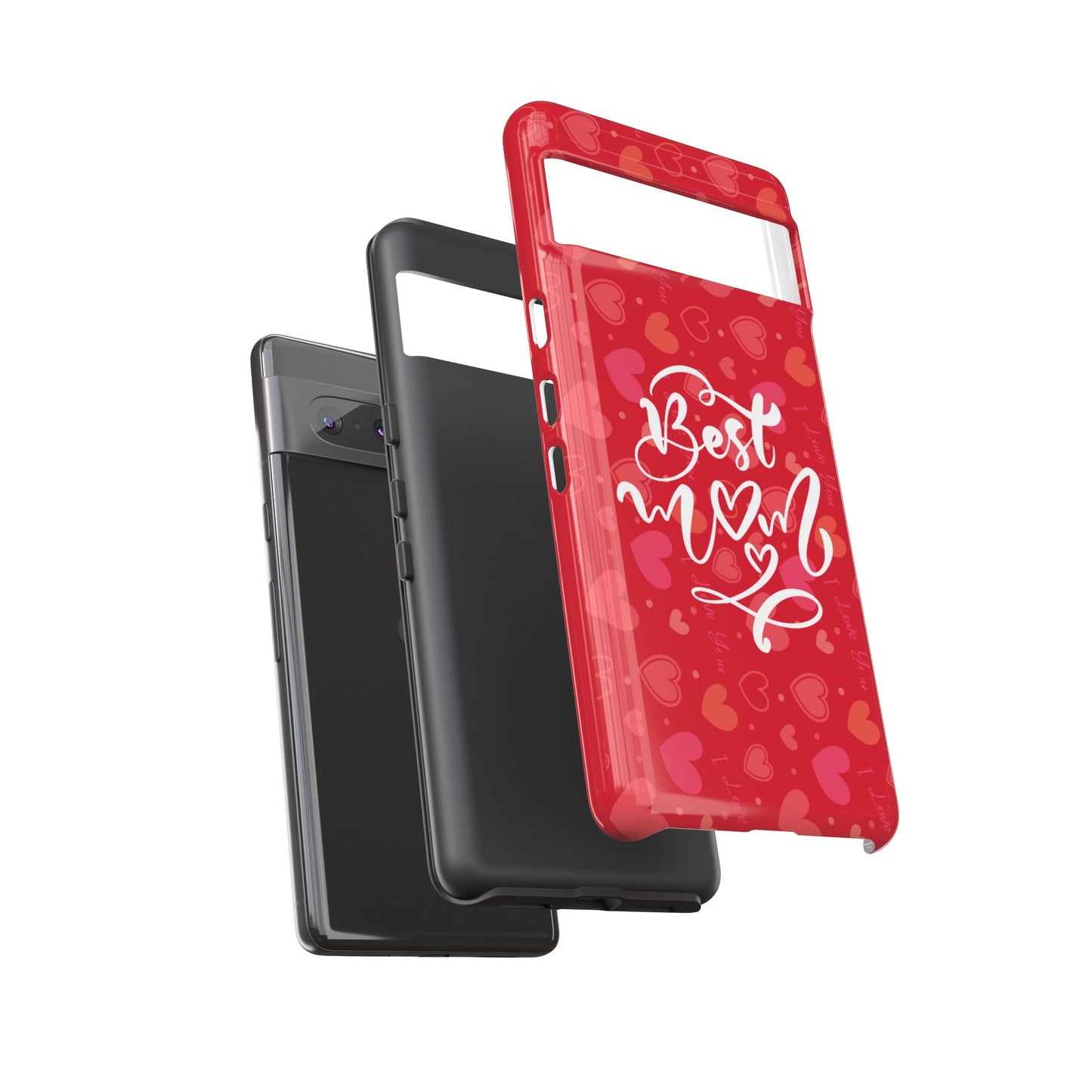 Best Mom Heart Phone Case - Tough and Stylish
