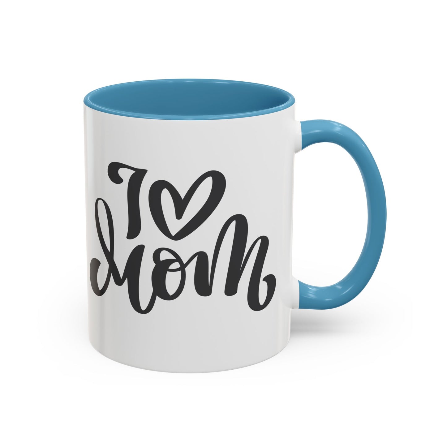 Heartfelt Mom Accent Coffee Mug – 11 & 15oz