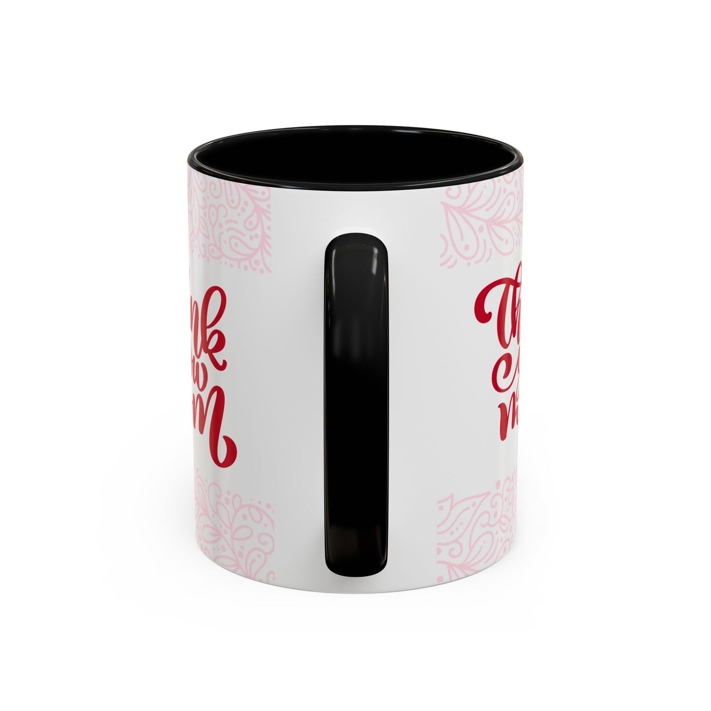 Thank You Mom Accent Coffee Mug - Perfect Gift for Mother's Day