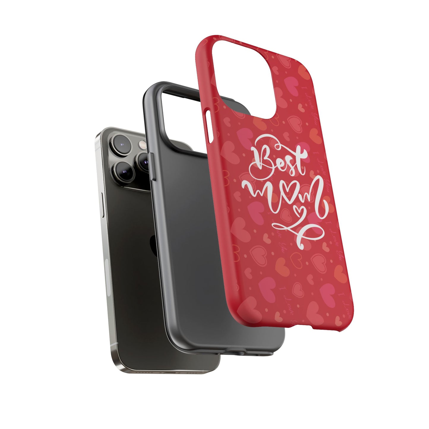 Best Mom Heart Phone Case - Tough and Stylish