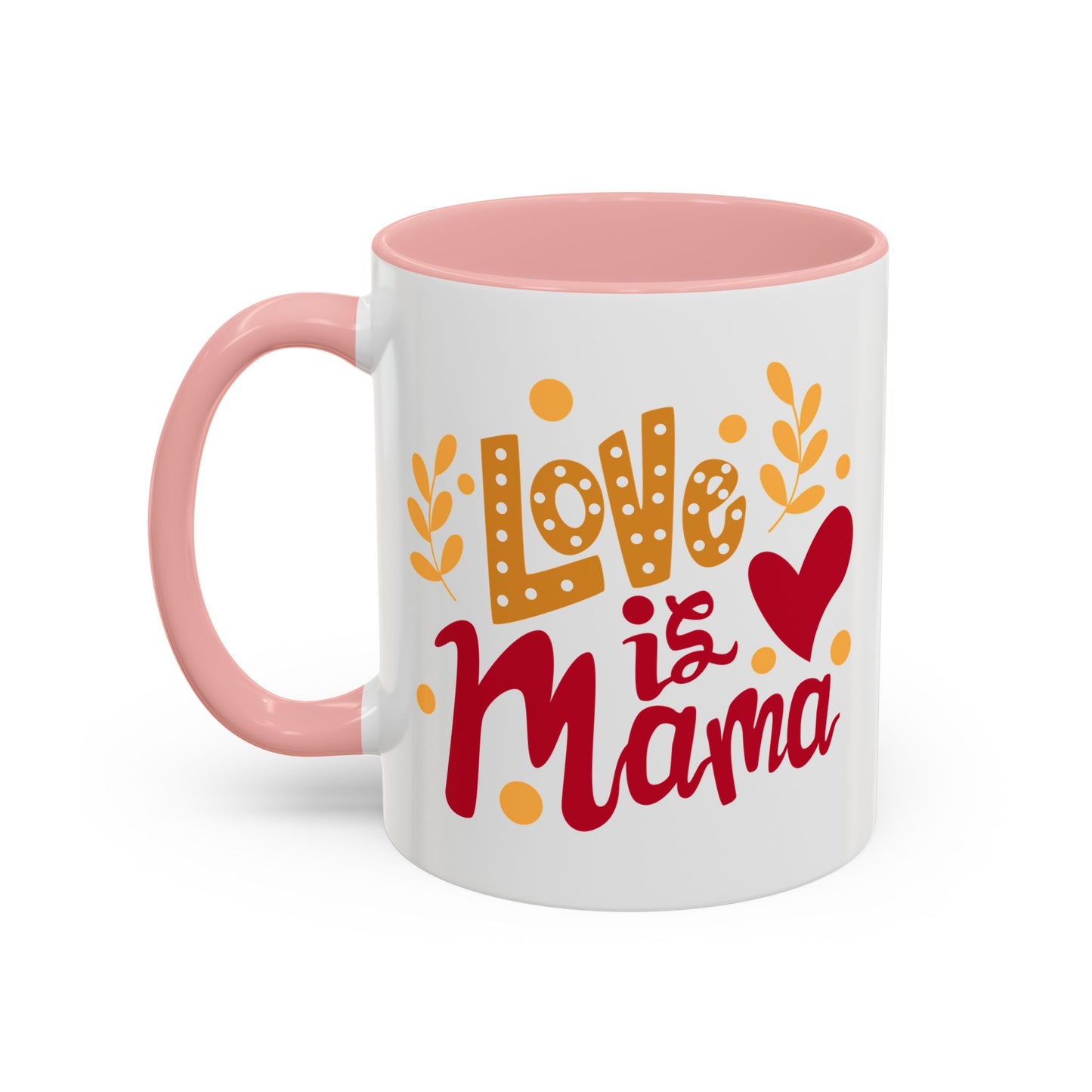 Thanks Mom Accent Coffee Mug - 11oz & 15oz - Perfect Gift for Mother's Day & Every Day
