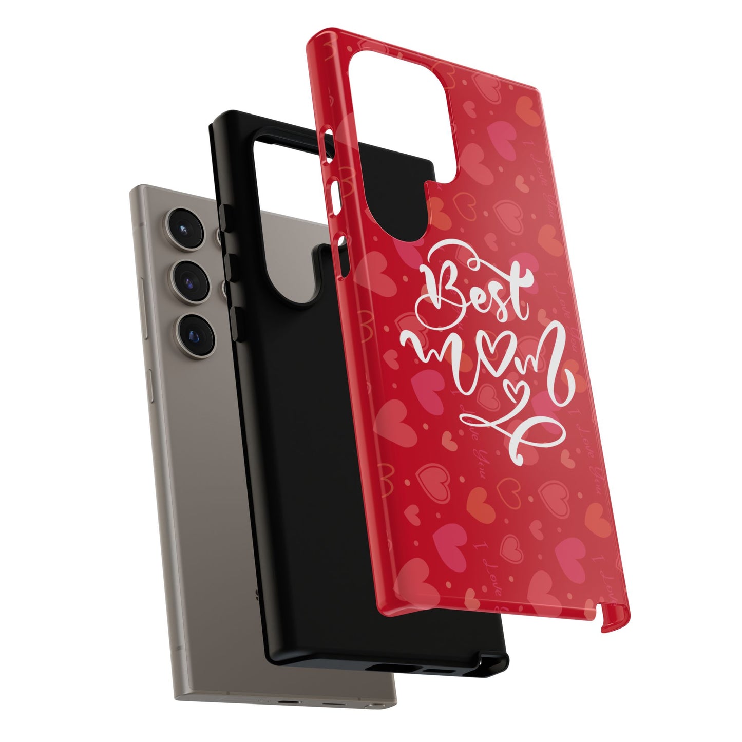 Best Mom Heart Phone Case - Tough and Stylish