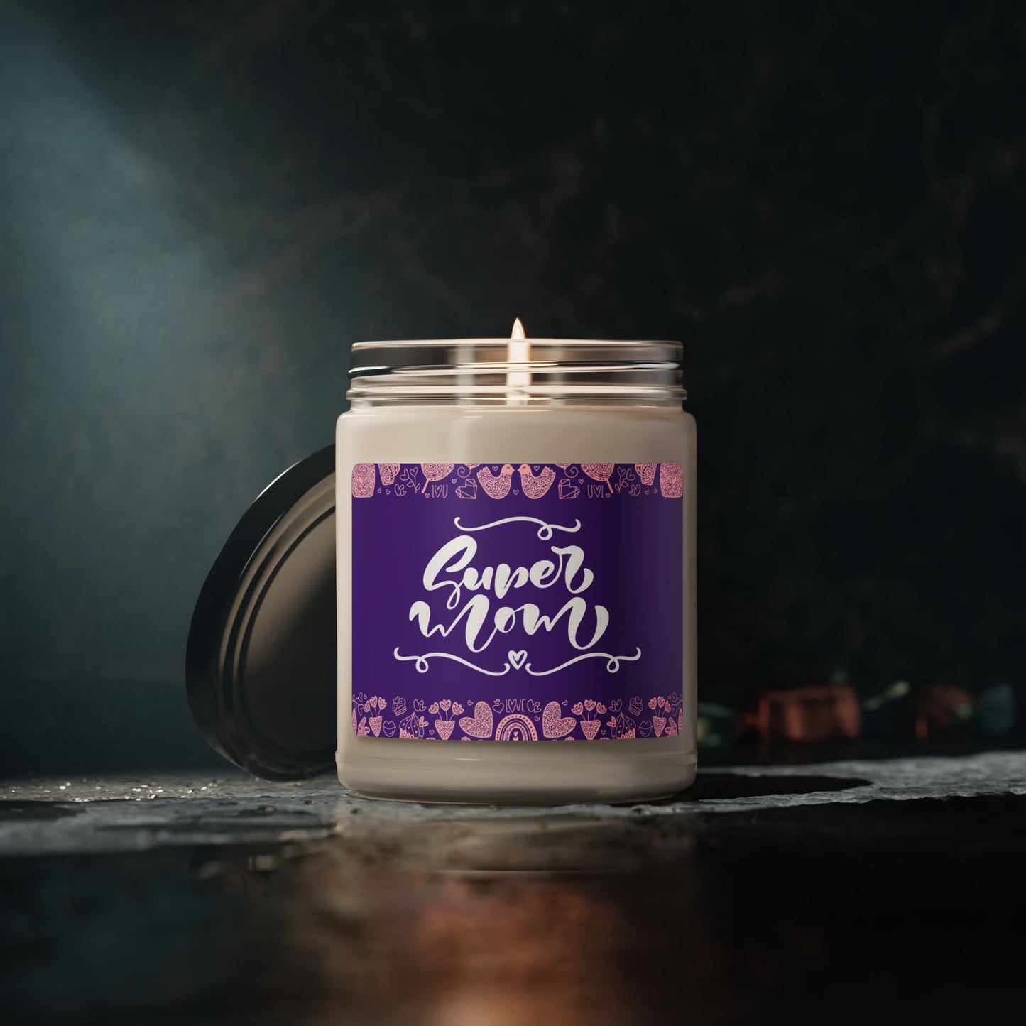 Super Mom Scented Soy Candle - 9oz Gift for Mother's Day