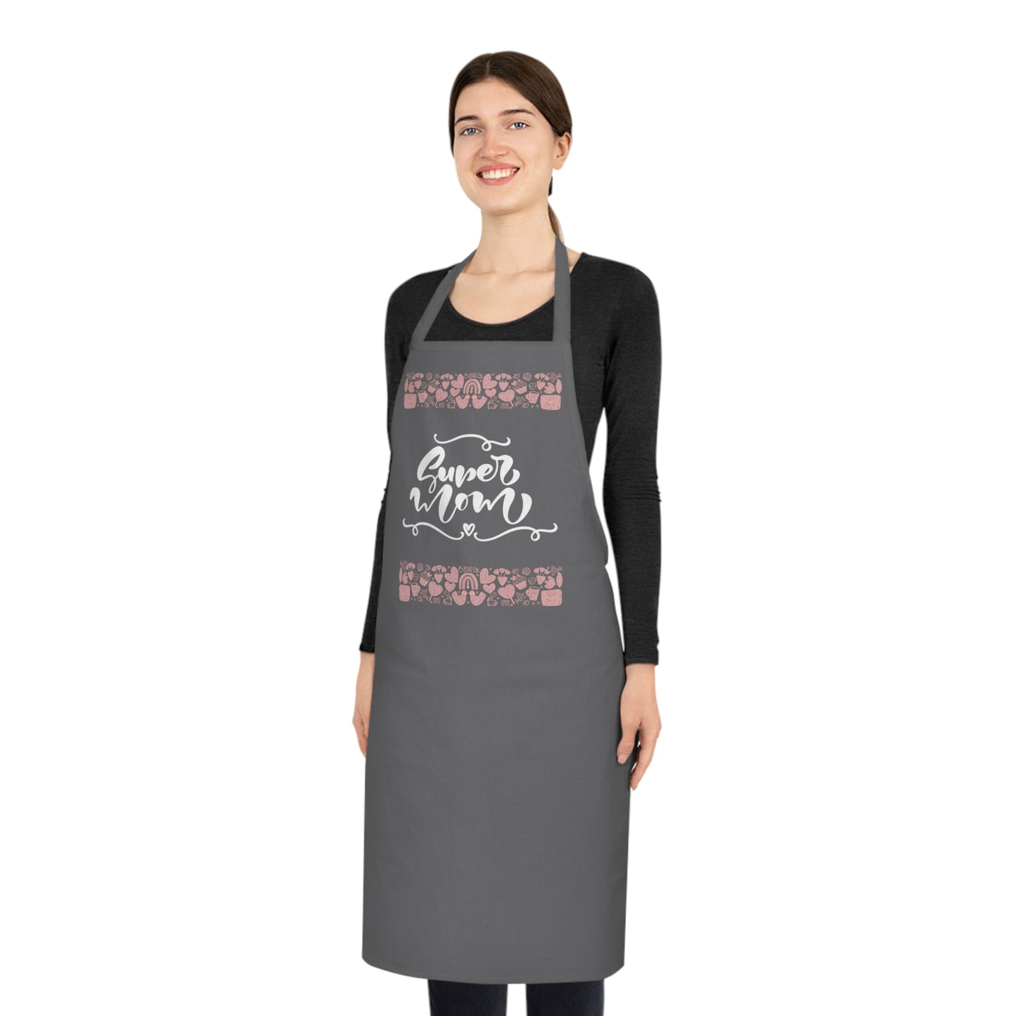 Super Mom Cotton Apron - Perfect Gift for Mother's Day and Cooking Enthusiasts