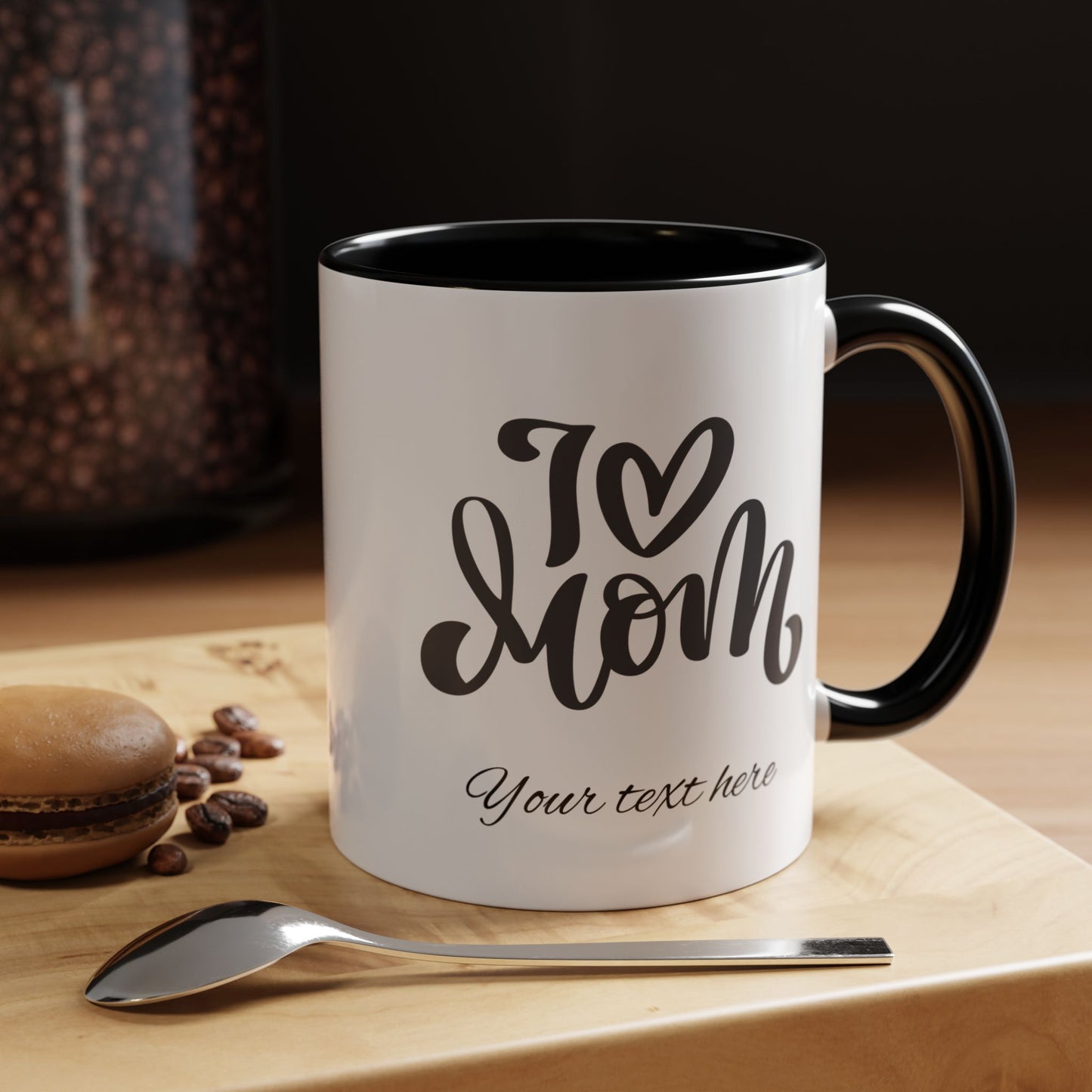 Heartfelt Mom Accent Coffee Mug – 11 & 15oz