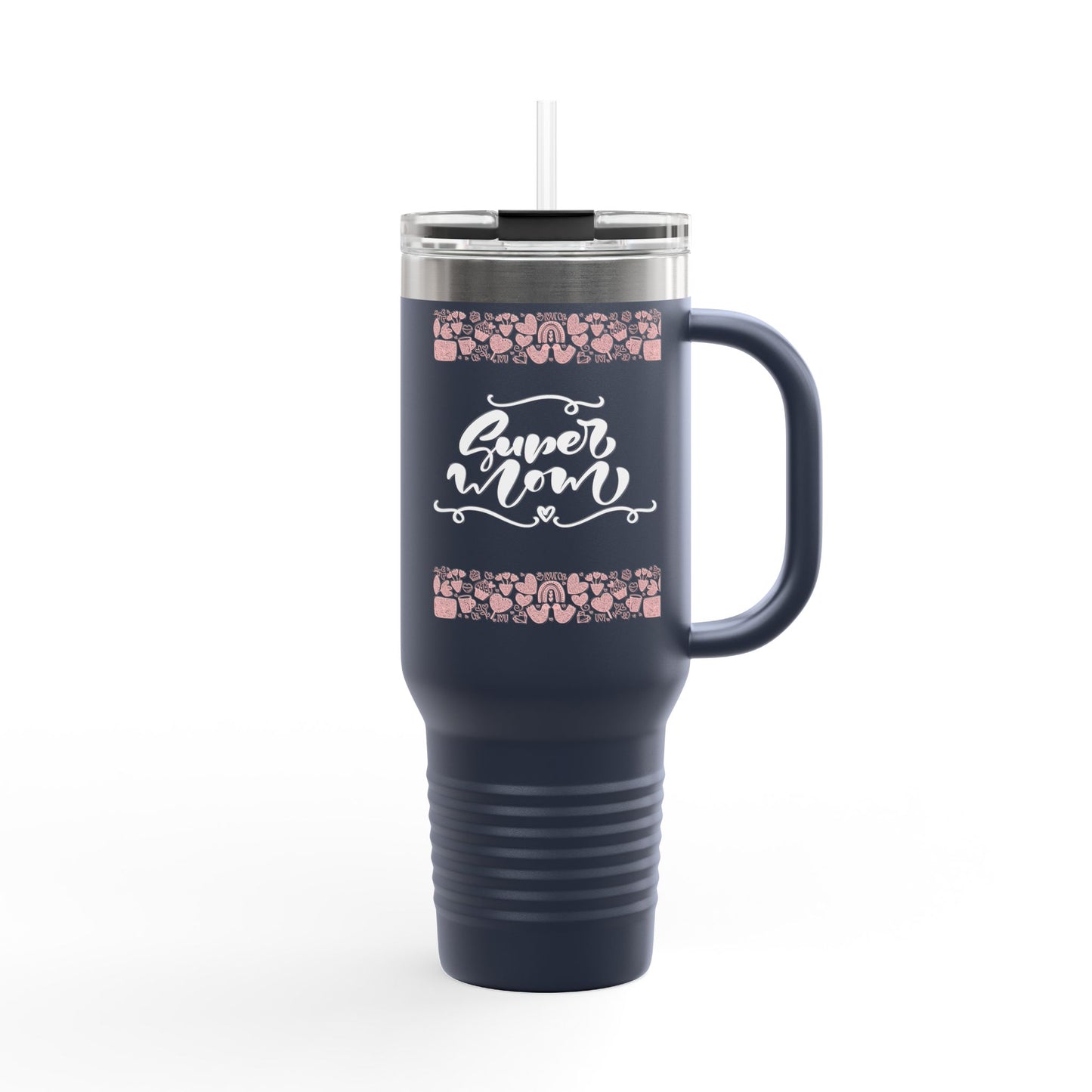 Sweet Mom Insulated Travel Mug - 40oz Red Tumbler for Moms, Perfect Gift for Mother's Day & Special Occasions