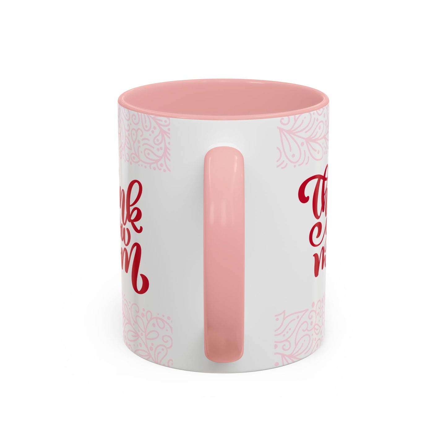 Thank You Mom Accent Coffee Mug - Perfect Gift for Mother's Day