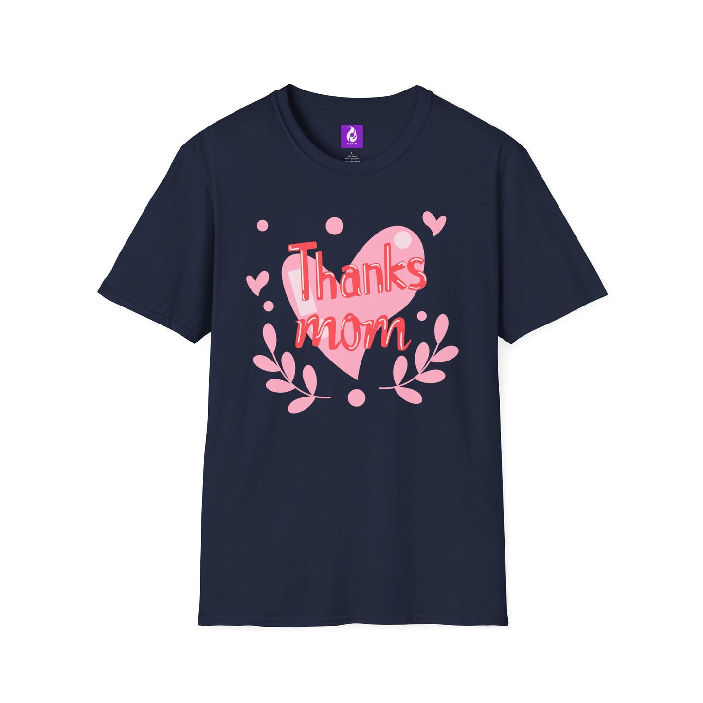 Thanks Mom Super Mom Unisex Softstyle T-Shirt - Perfect Gift for Mother's Day