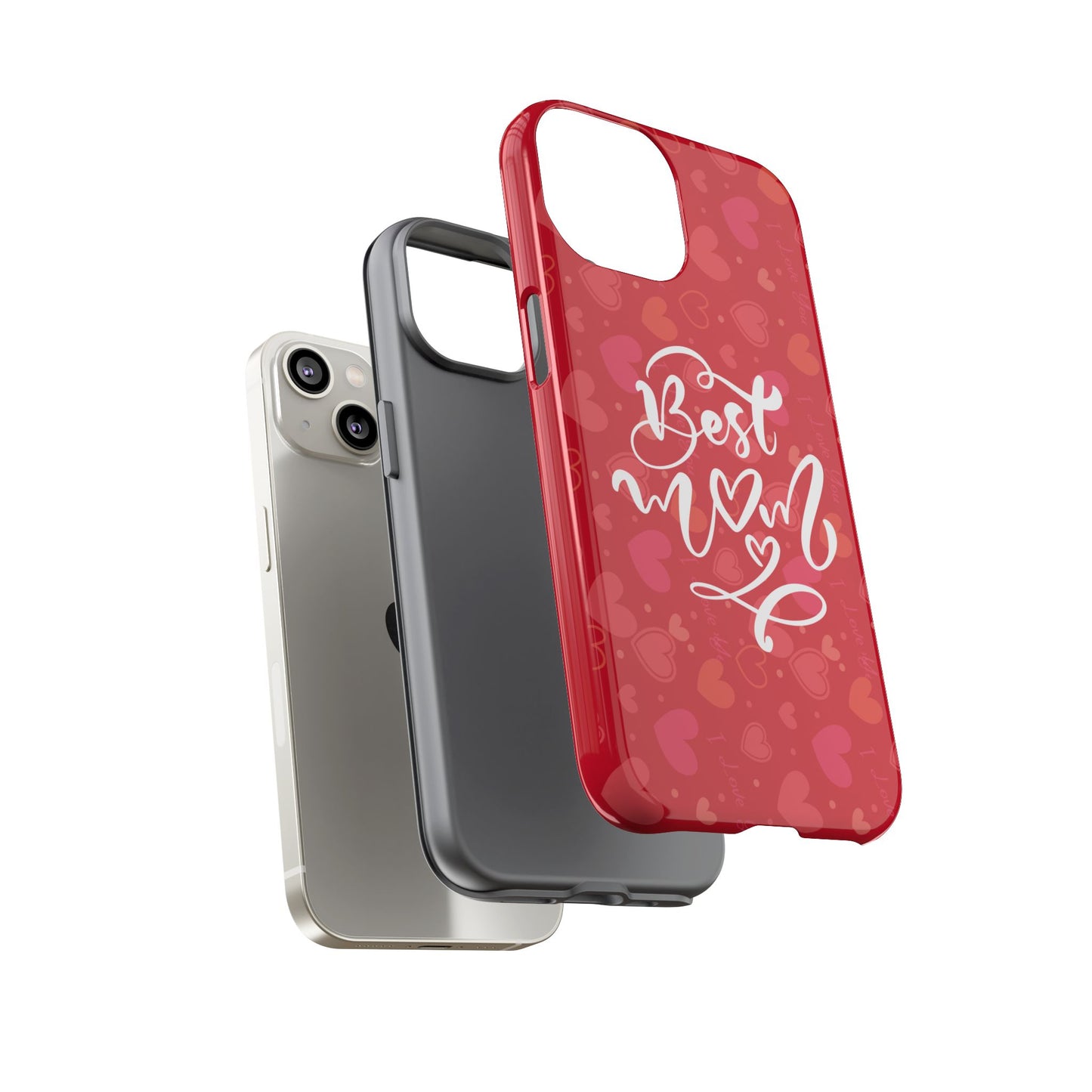 Best Mom Heart Phone Case - Tough and Stylish
