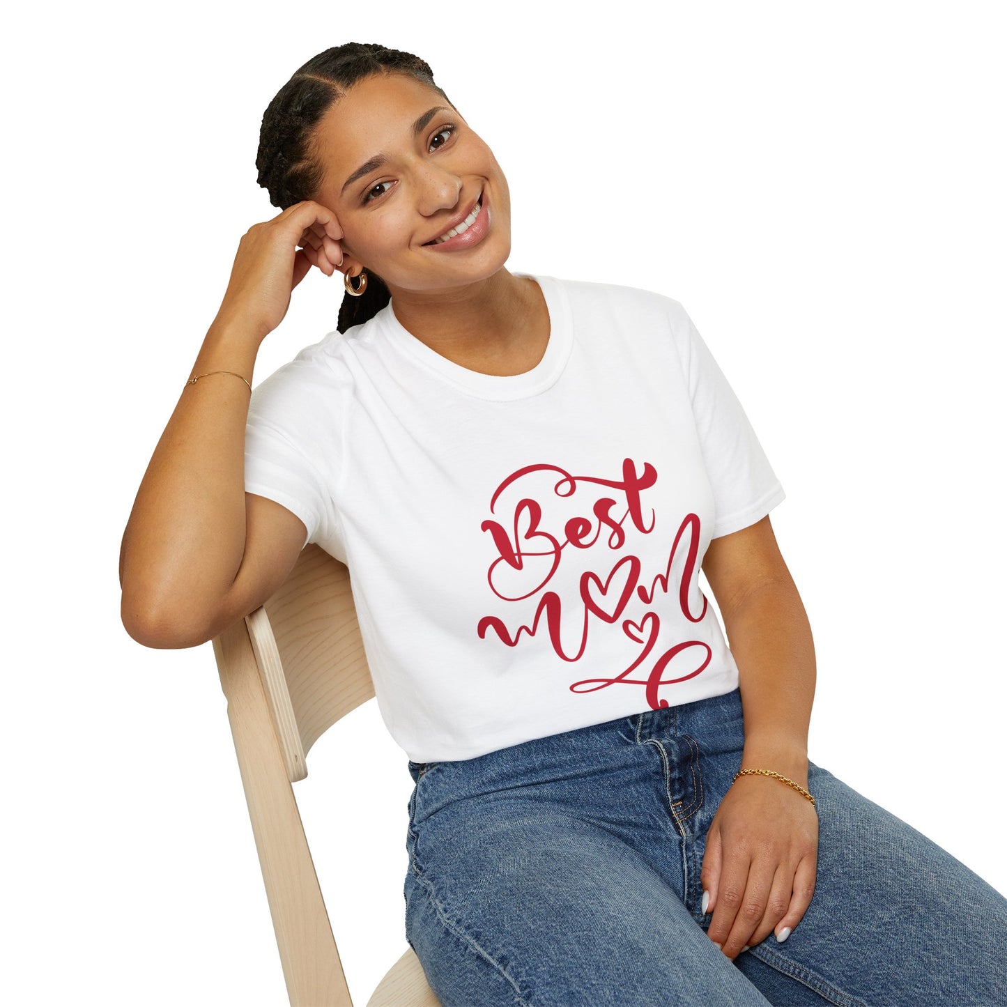 Best Mom Unisex Softstyle T-Shirt - Perfect Gift for Mother's Day