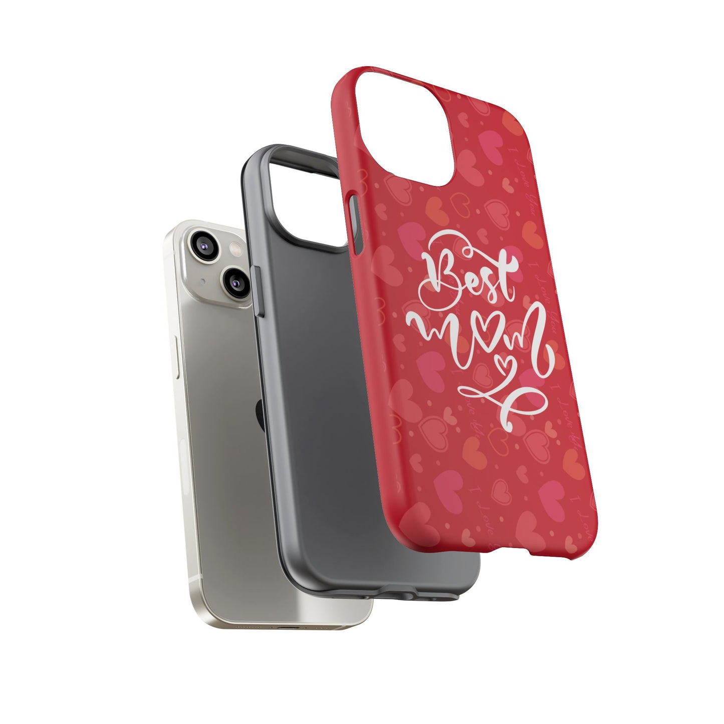 Best Mom Heart Phone Case - Tough and Stylish