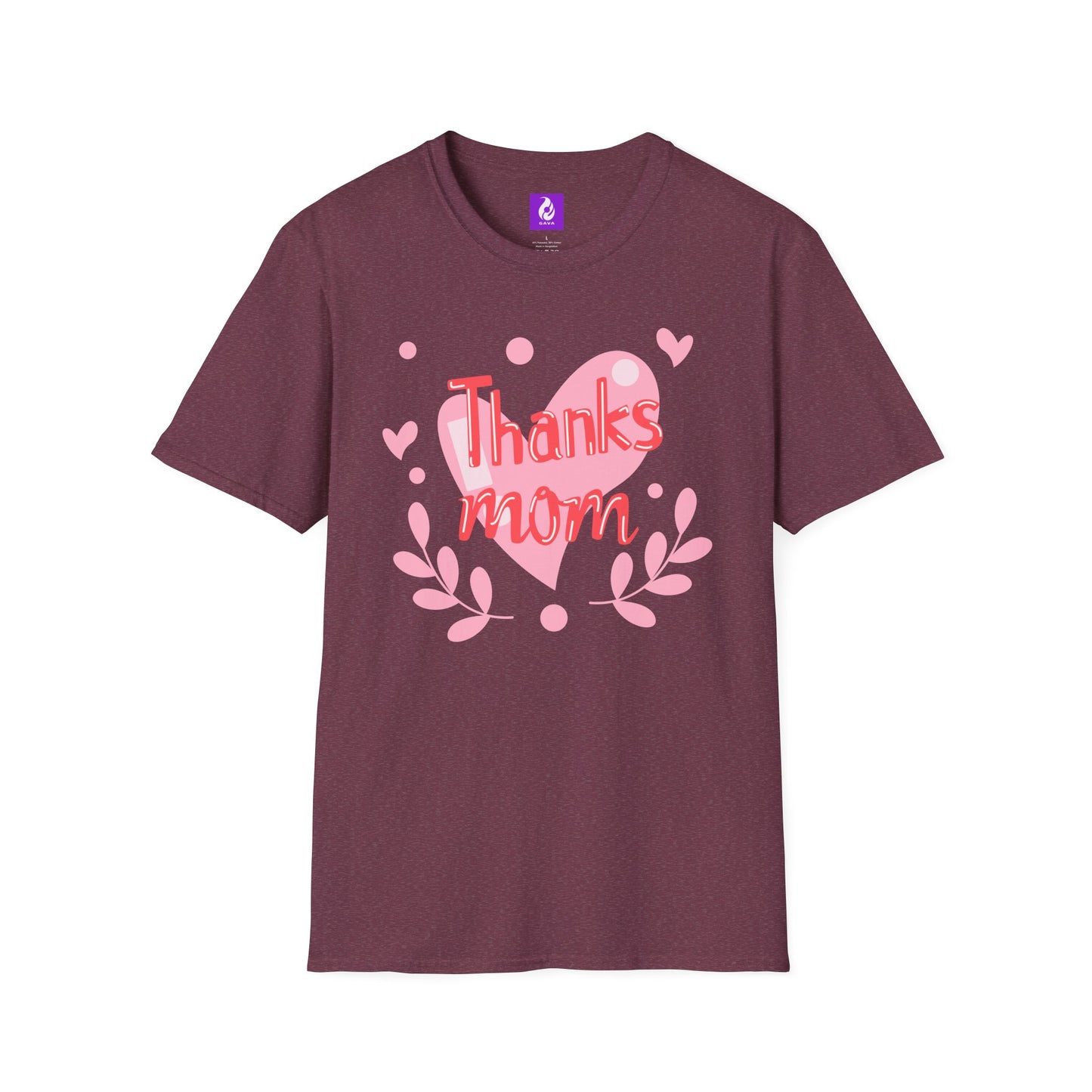 Thanks Mom Super Mom Unisex Softstyle T-Shirt - Perfect Gift for Mother's Day