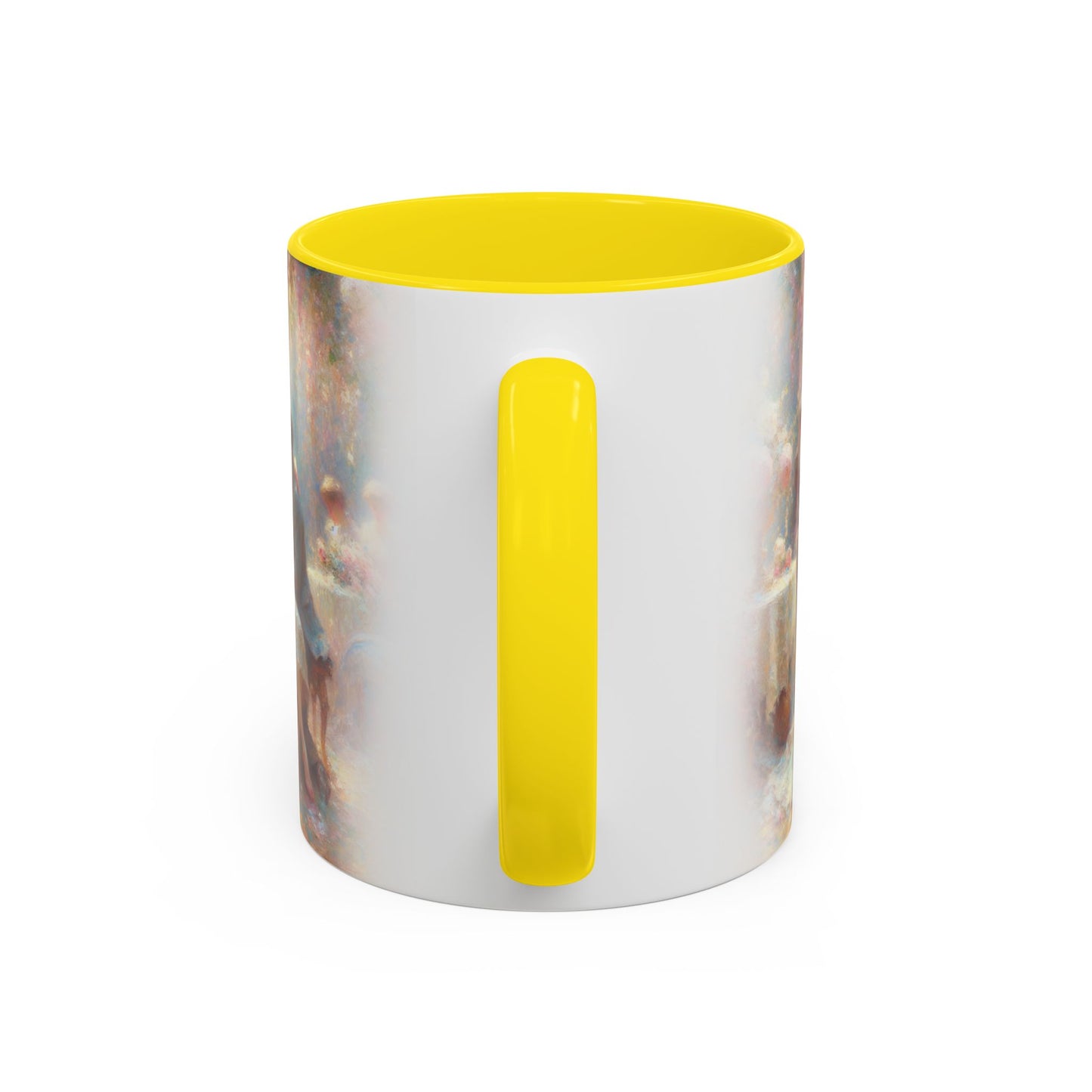 Romantic Floral Accent Coffee Mug - Perfect for Couples and Special Occasions