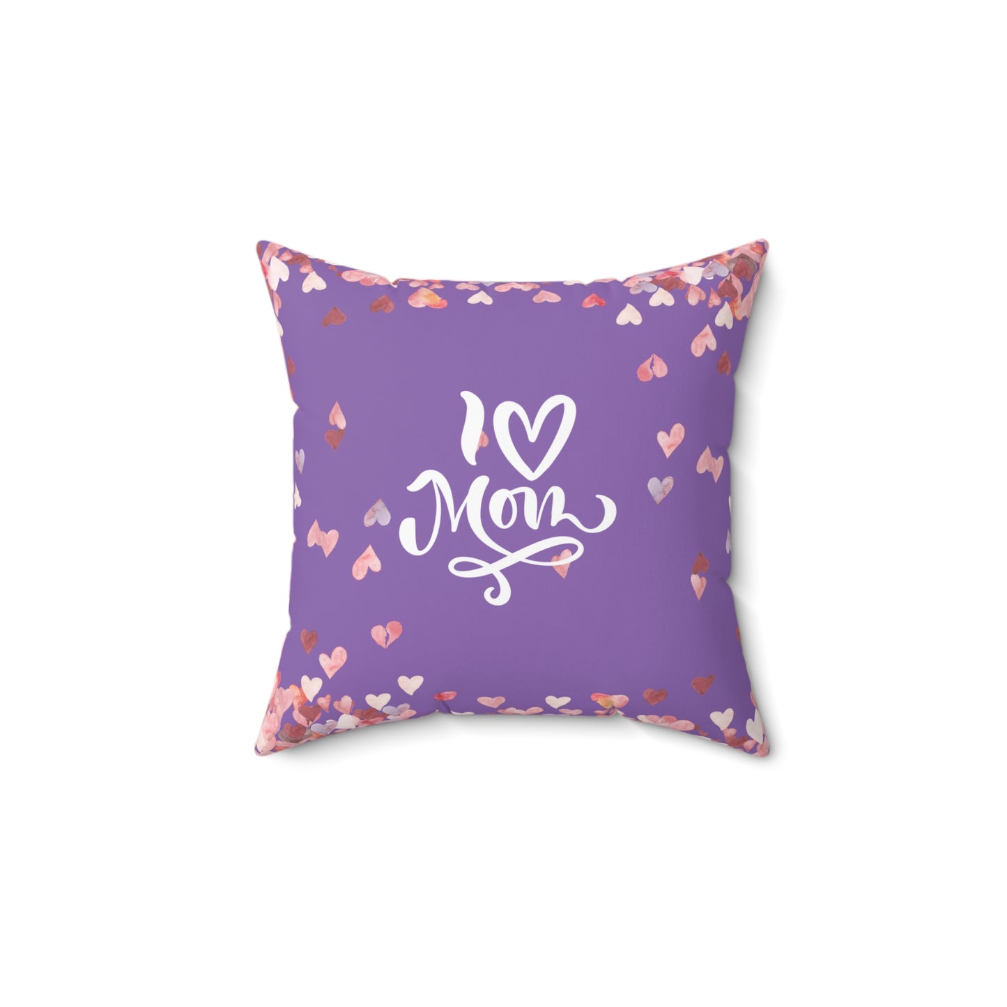 Super Mom & I Love Mom Decorative Pillow - Perfect Gift for Mother's Day