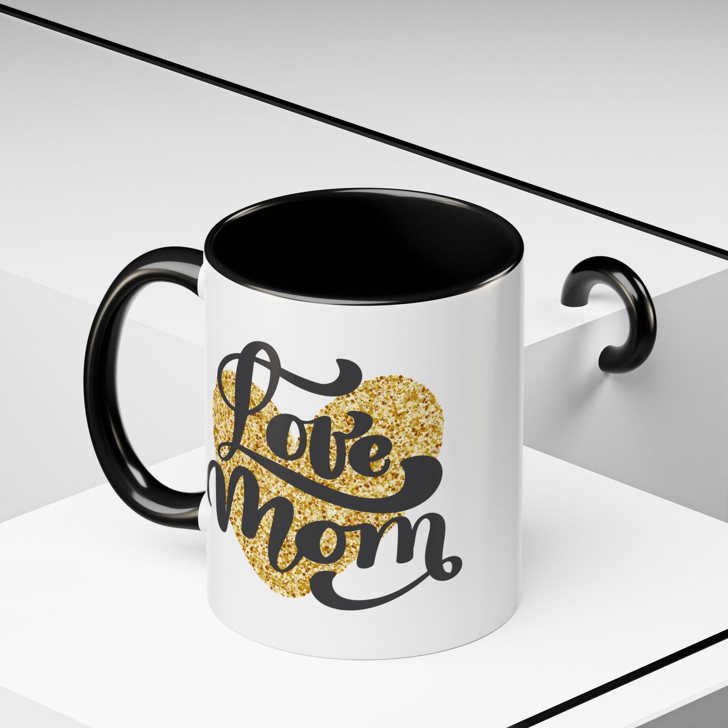 Heartfelt Mom Accent Coffee Mug – 11 & 15oz