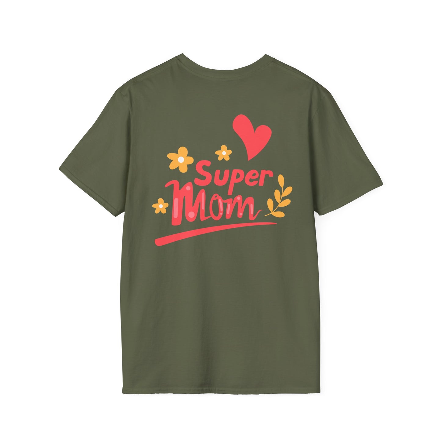 Thanks Mom Super Mom Unisex Softstyle T-Shirt - Perfect Gift for Mother's Day