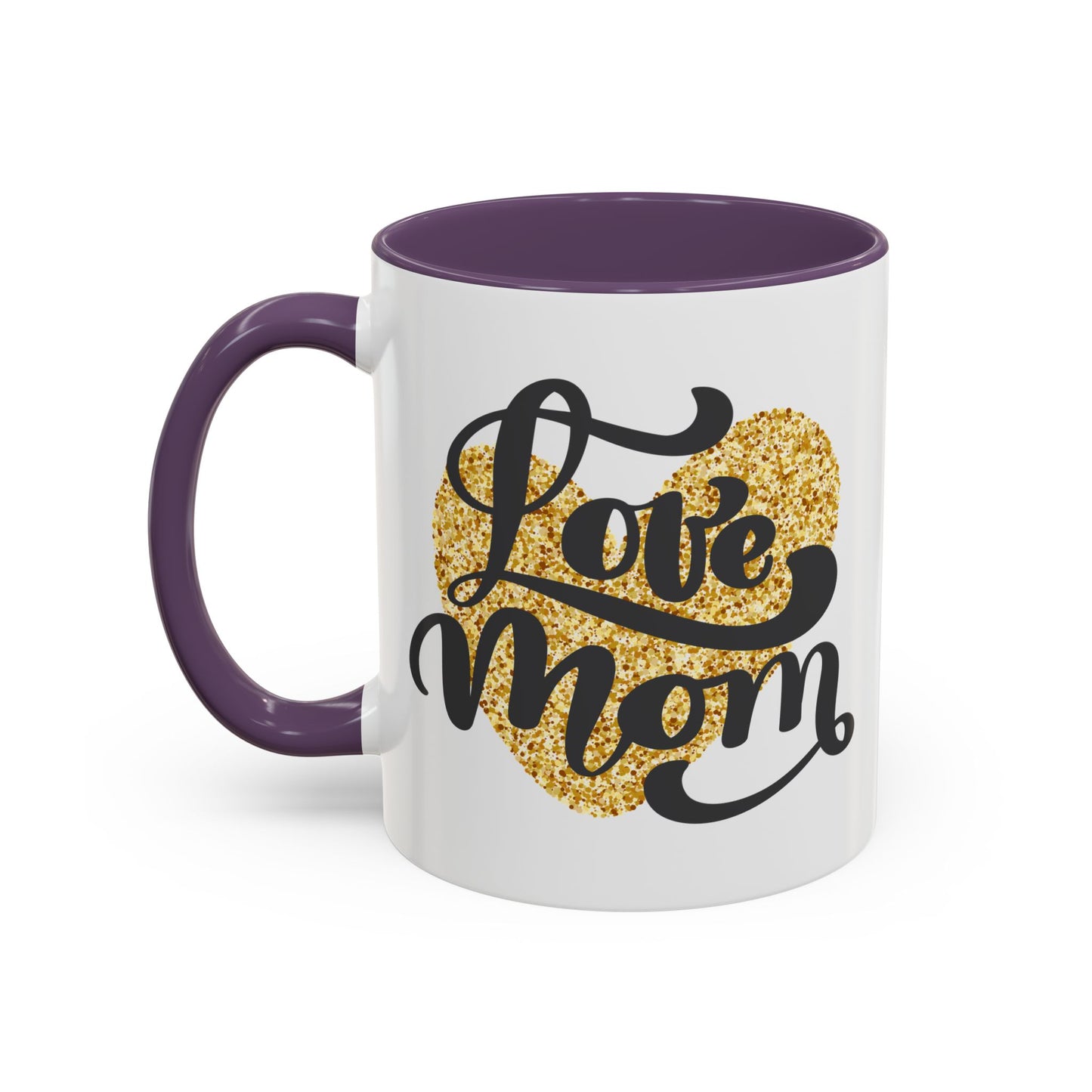 Heartfelt Mom Accent Coffee Mug – 11 & 15oz