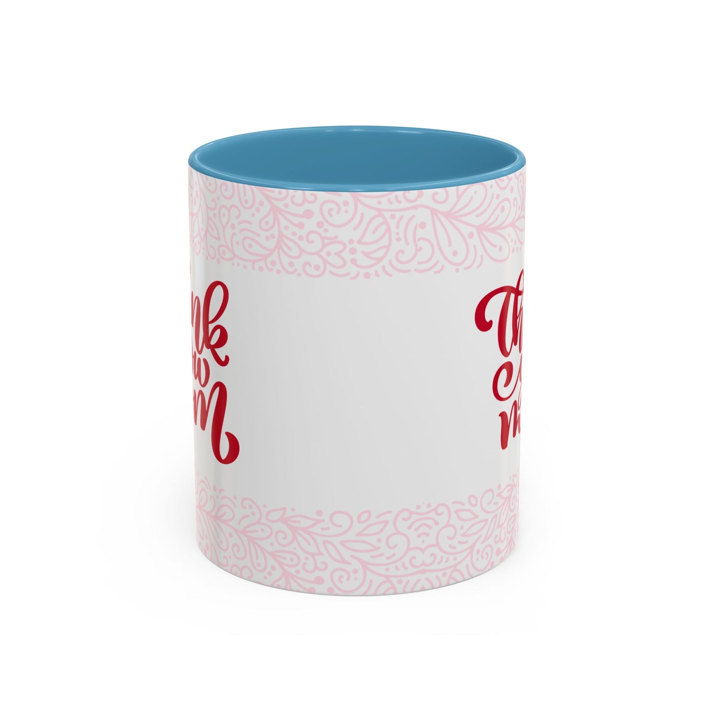 Thank You Mom Accent Coffee Mug - Perfect Gift for Mother's Day