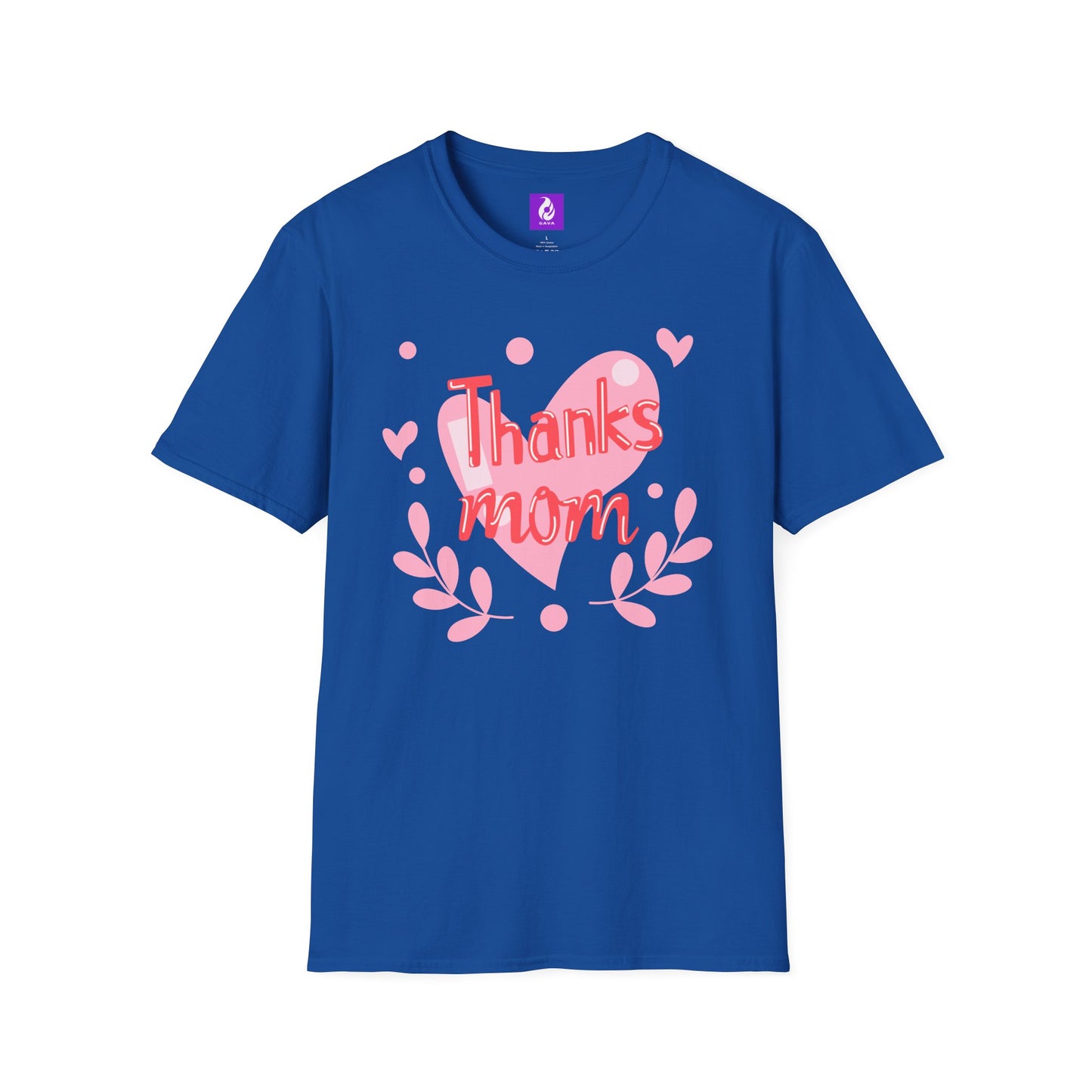 Thanks Mom Super Mom Unisex Softstyle T-Shirt - Perfect Gift for Mother's Day