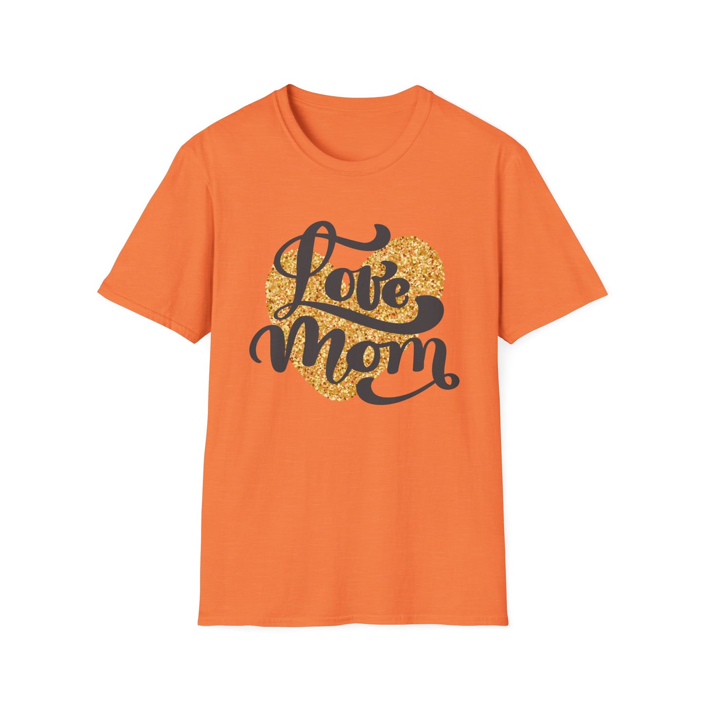 Love Mom Unisex Softstyle T-Shirt - Perfect Gift for Mother's Day