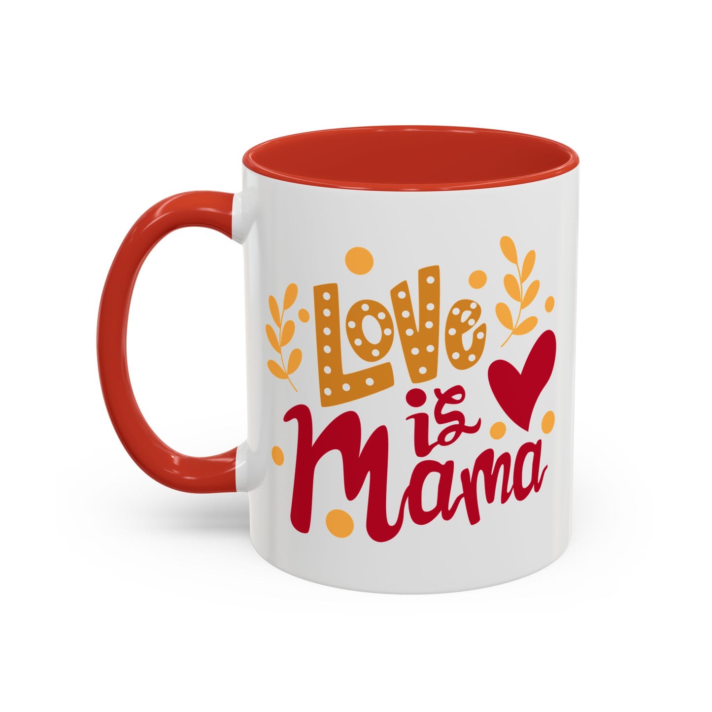 Thanks Mom Accent Coffee Mug - 11oz & 15oz - Perfect Gift for Mother's Day & Every Day