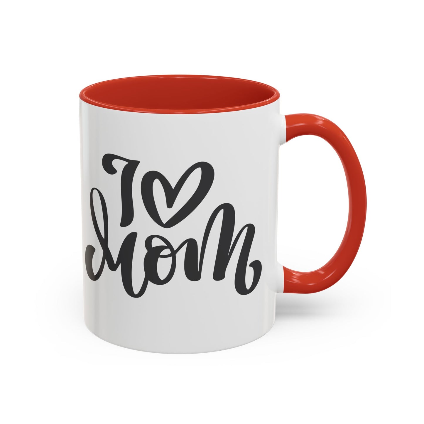 Heartfelt Mom Accent Coffee Mug – 11 & 15oz