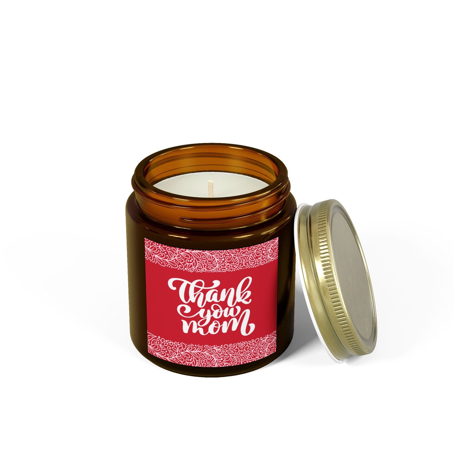 Thank You Mom Scented Candle - Coconut Apricot Wax (4oz & 9oz)