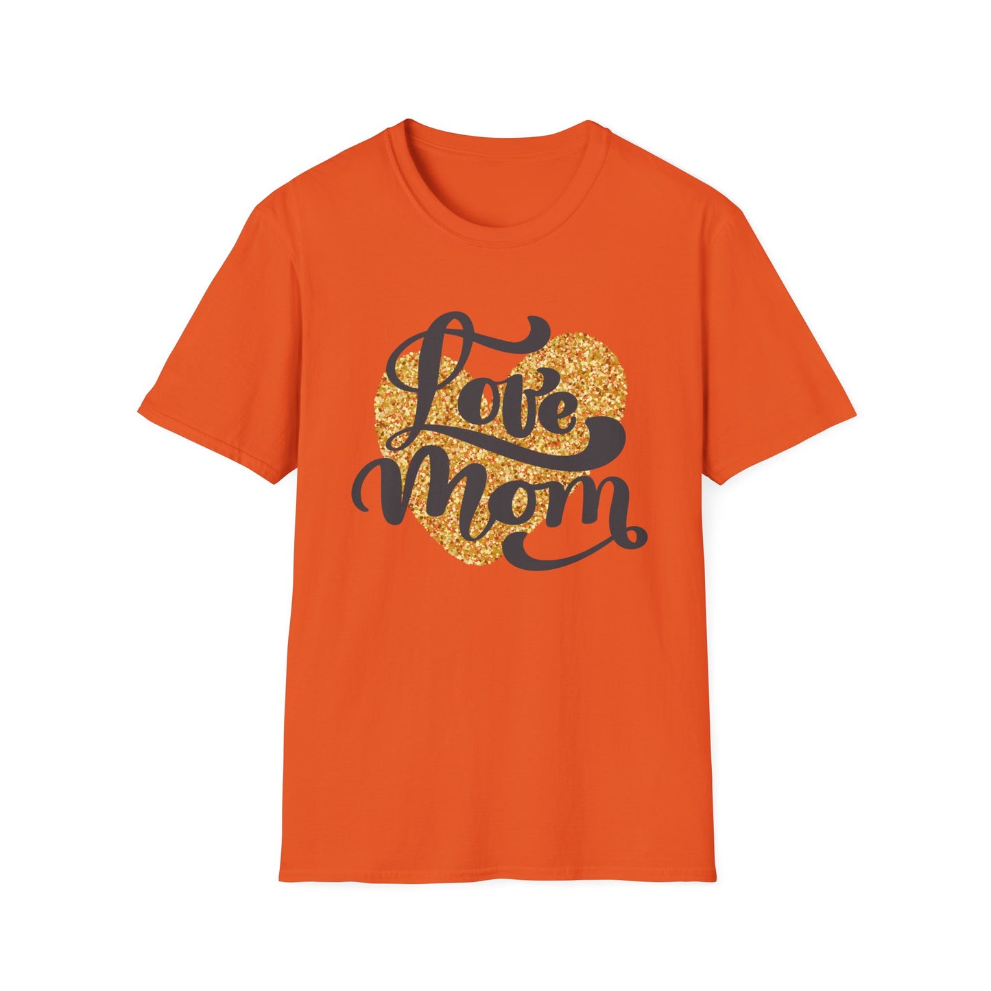 Love Mom Unisex Softstyle T-Shirt - Perfect Gift for Mother's Day