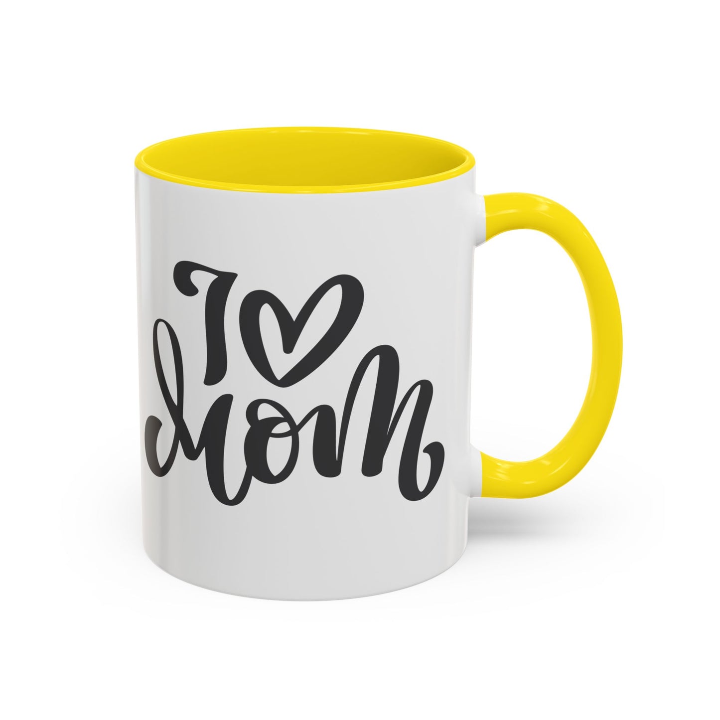 Heartfelt Mom Accent Coffee Mug – 11 & 15oz