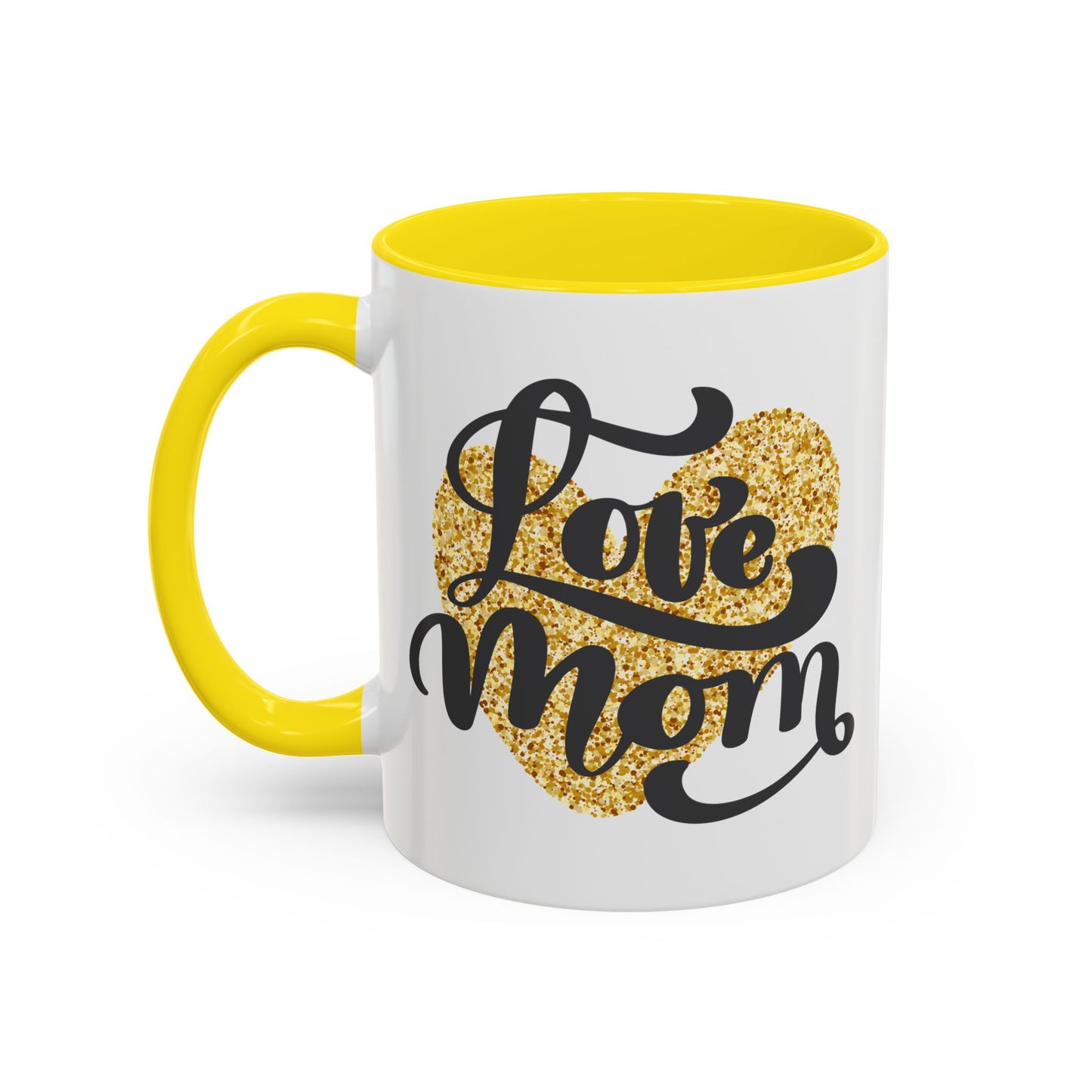 Heartfelt Mom Accent Coffee Mug – 11 & 15oz