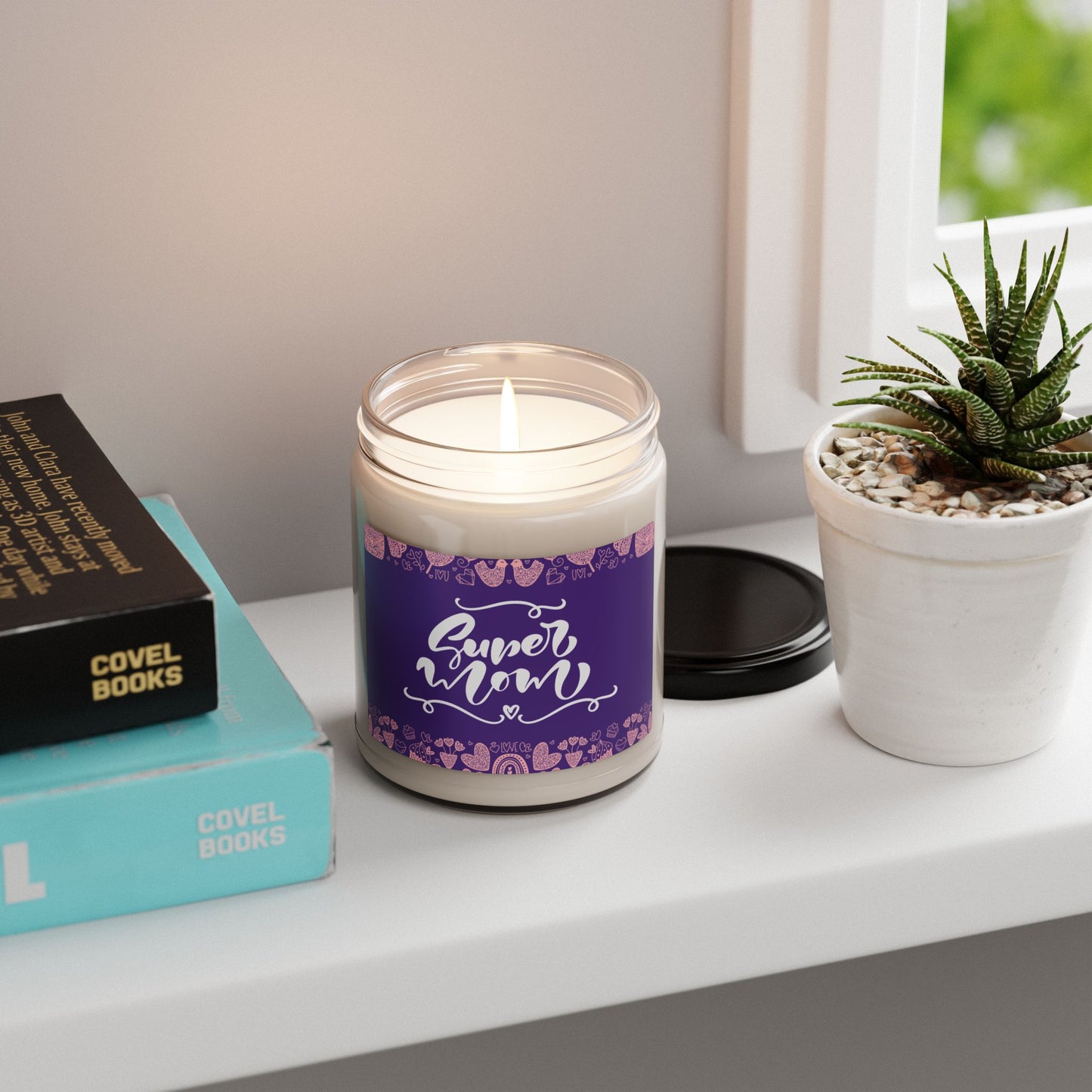 Super Mom Scented Soy Candle - 9oz Gift for Mother's Day