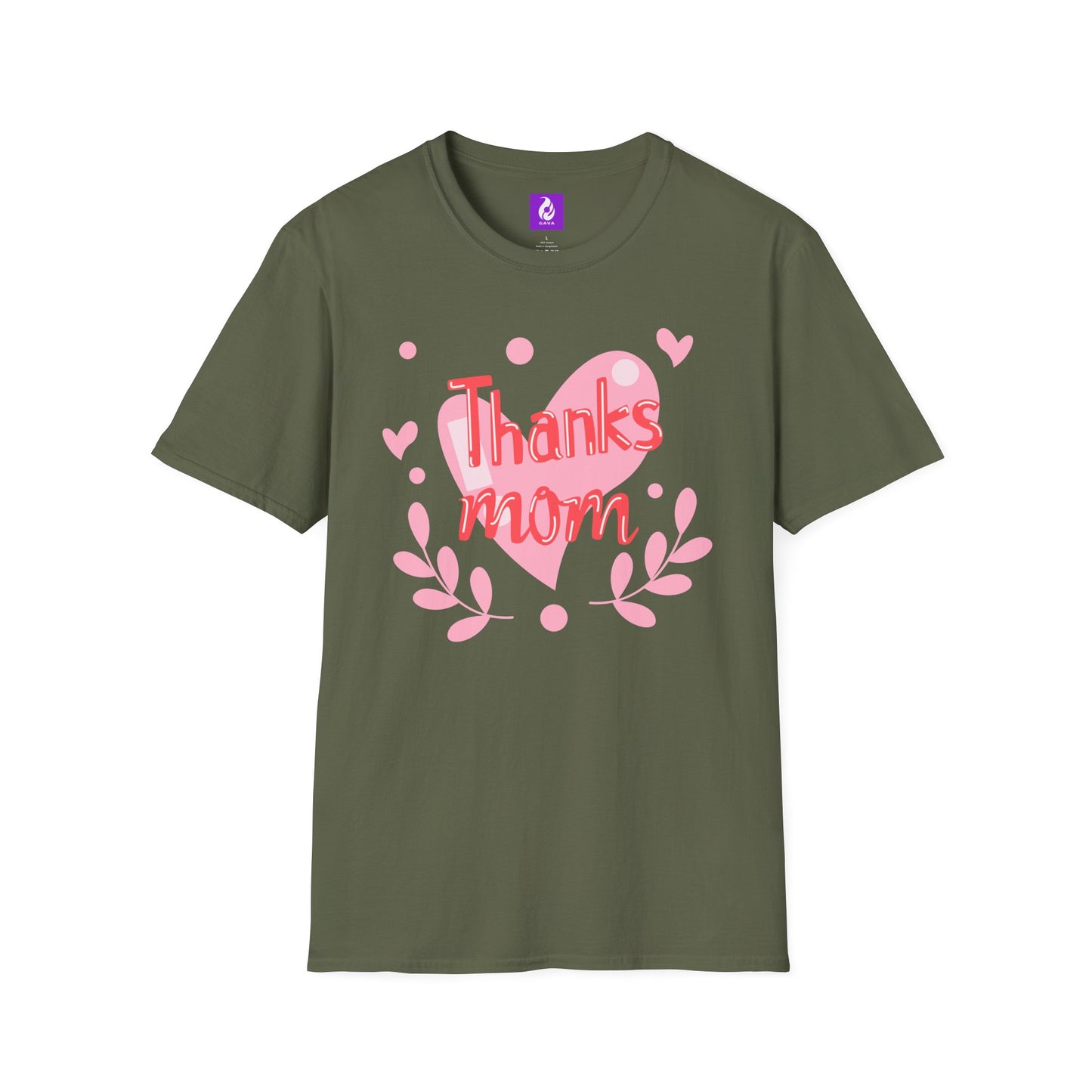 Thanks Mom Super Mom Unisex Softstyle T-Shirt - Perfect Gift for Mother's Day
