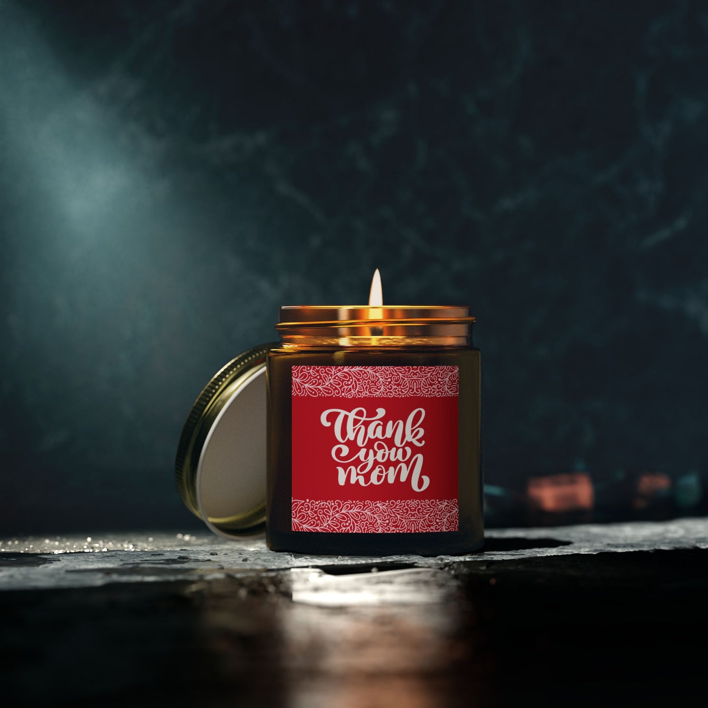 Thank You Mom Scented Candle - Coconut Apricot Wax (4oz & 9oz)