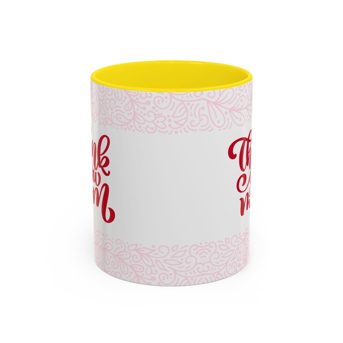 Thank You Mom Accent Coffee Mug - Perfect Gift for Mother's Day