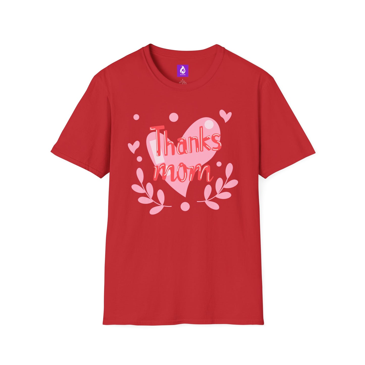 Thanks Mom Super Mom Unisex Softstyle T-Shirt - Perfect Gift for Mother's Day