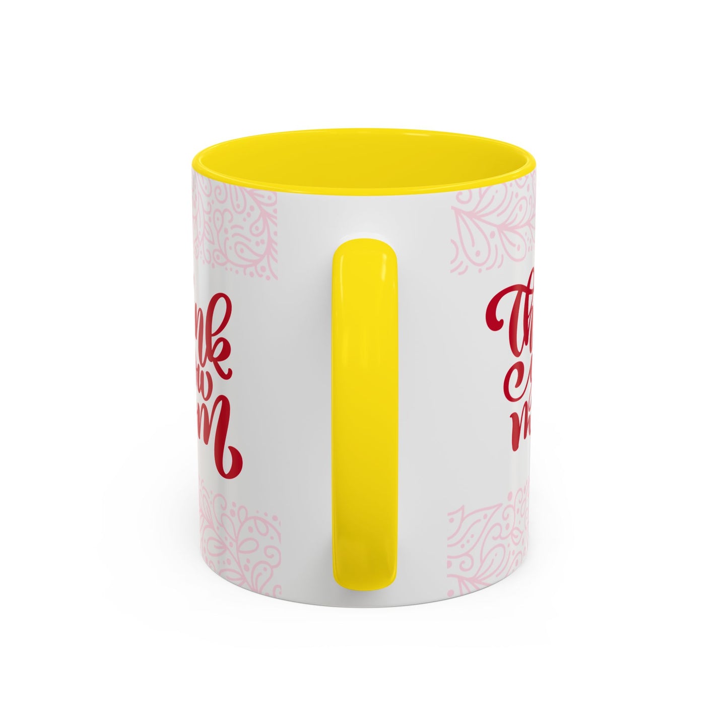 Thank You Mom Accent Coffee Mug - Perfect Gift for Mother's Day