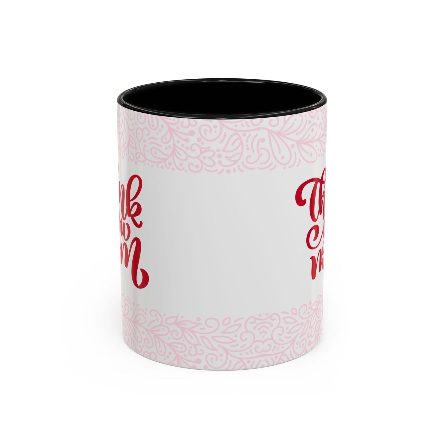 Thank You Mom Accent Coffee Mug - Perfect Gift for Mother's Day