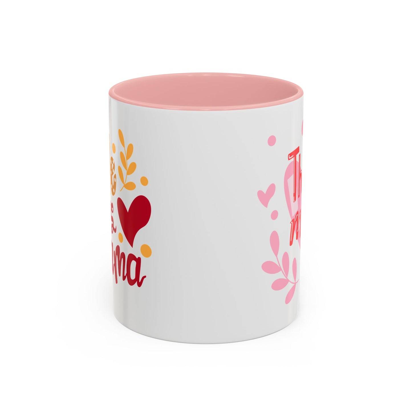 Thanks Mom Accent Coffee Mug - 11oz & 15oz - Perfect Gift for Mother's Day & Every Day