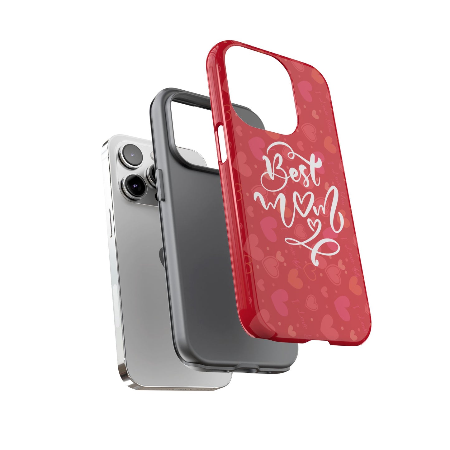 Best Mom Heart Phone Case - Tough and Stylish