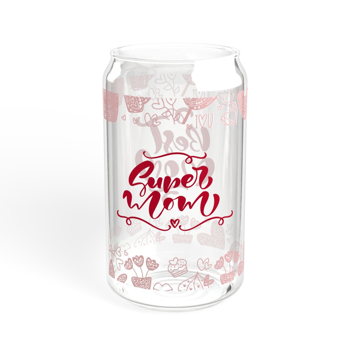 Sweet Mom Sipper Glass - 16oz - Perfect Gift for Mother's Day & Everyday Use